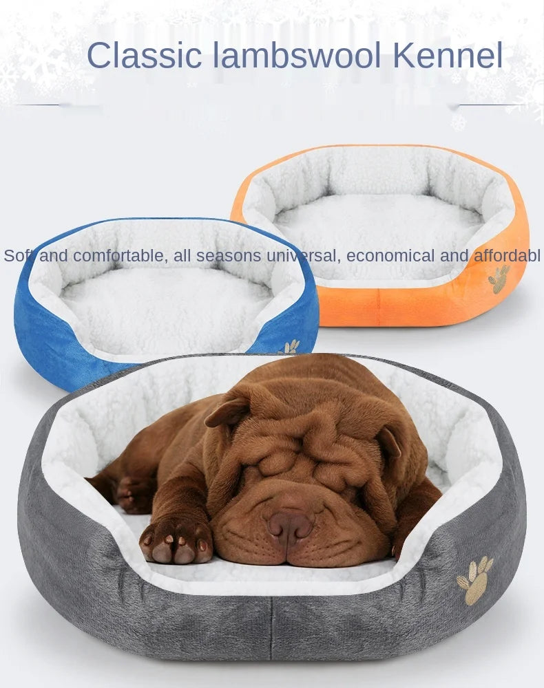 Cashmere Warming Pet Dog Bed