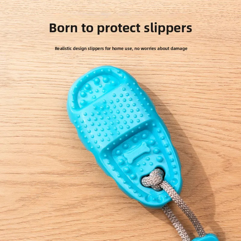 Suction Cup Slippers, Bite Resistant, Grinding Teeth Toy