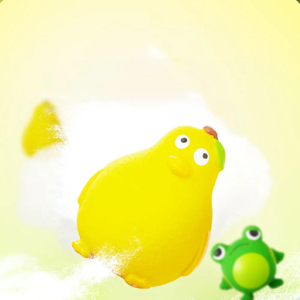 New Dog Toys - Latex Grumpy Frog & Yellow Duck