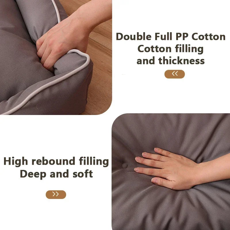 Four Seasons Thickened PP Cotton Filling Bite-resistant Waterproof 600D Oxford Pet Mat