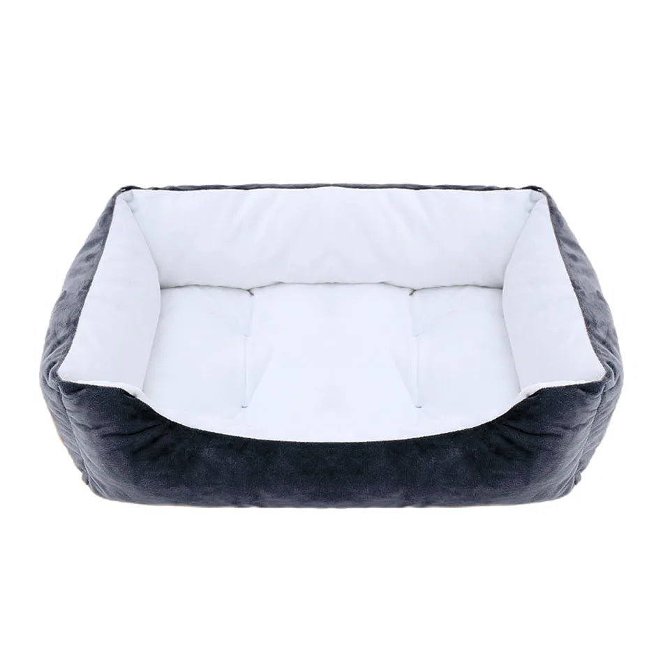 Pet Square Plush Kennel Medium Small Dog Sofa Bed