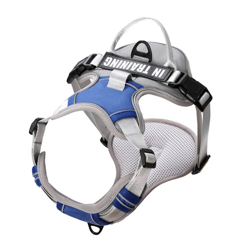 Adjustable Reflective Pet Harness for Medium Large Dogs