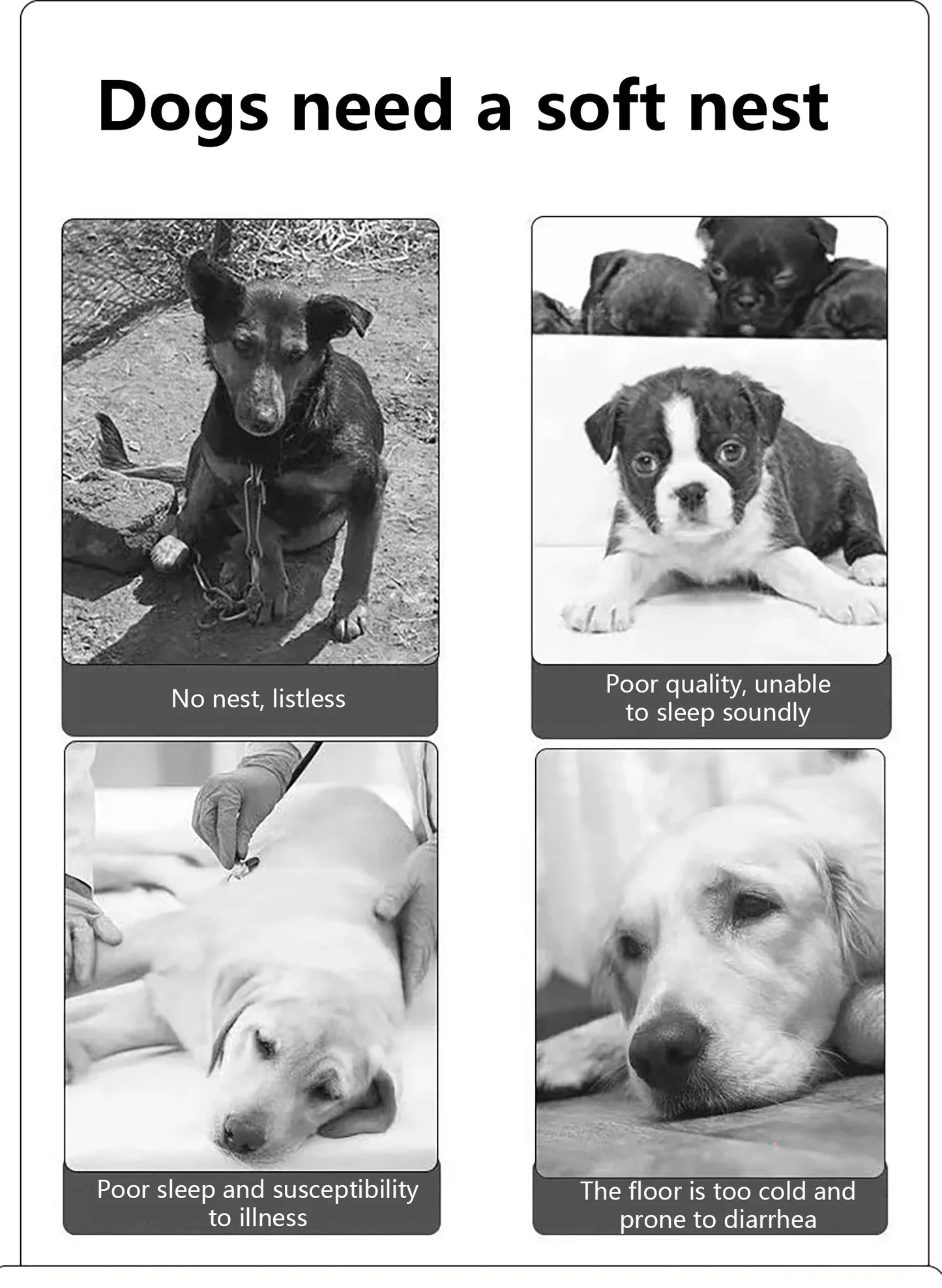 Four Seasons Thickened PP Cotton Filling Bite-resistant Waterproof 600D Oxford Pet Mat