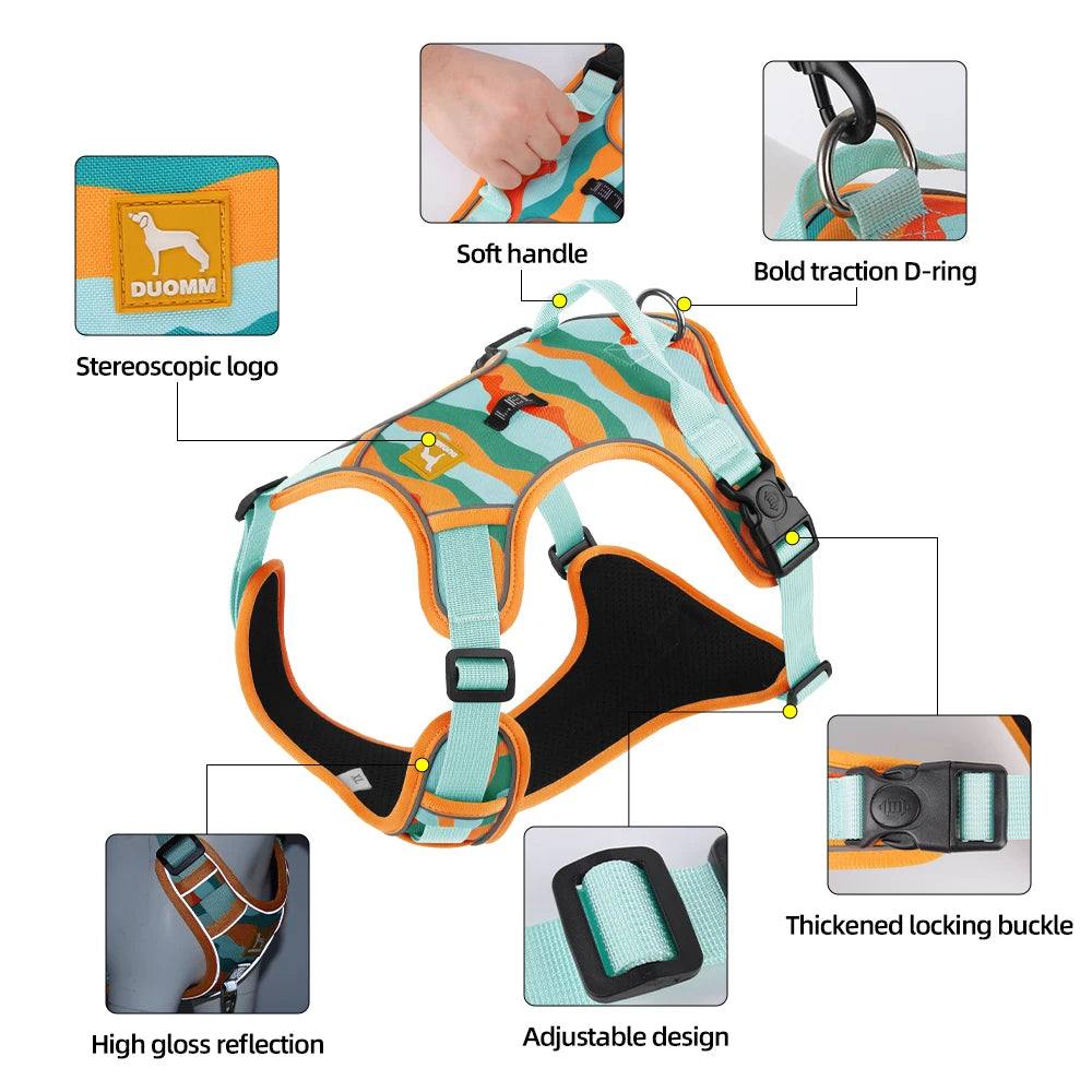 Dog Harness, Reflective Soft Padded