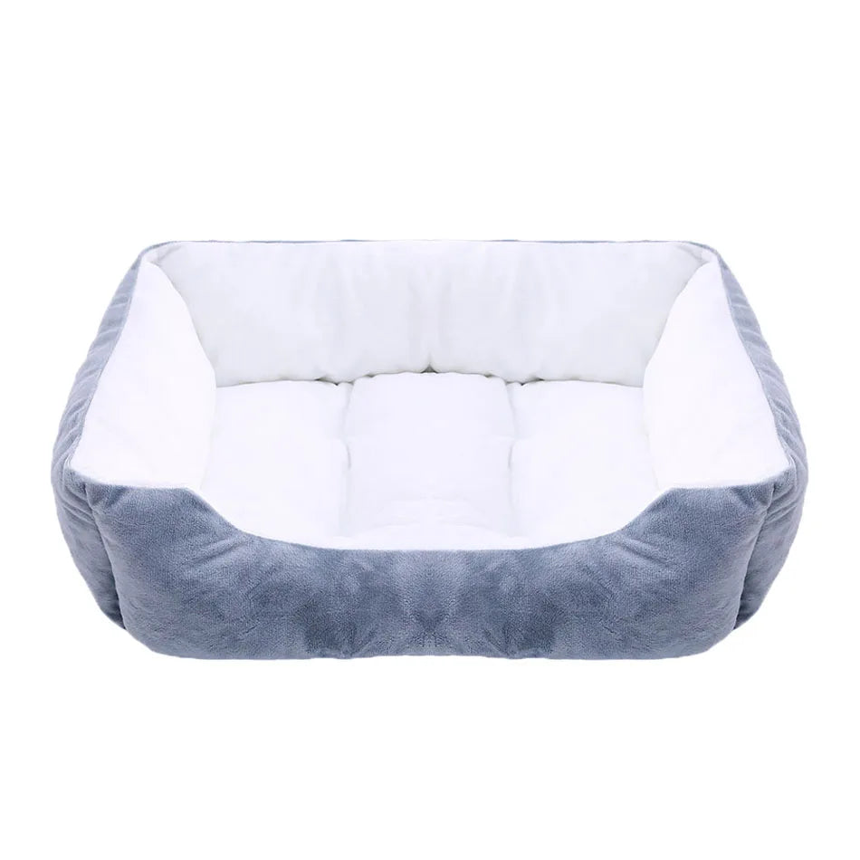 Pet Square Plush Kennel Medium Small Dog Sofa Bed