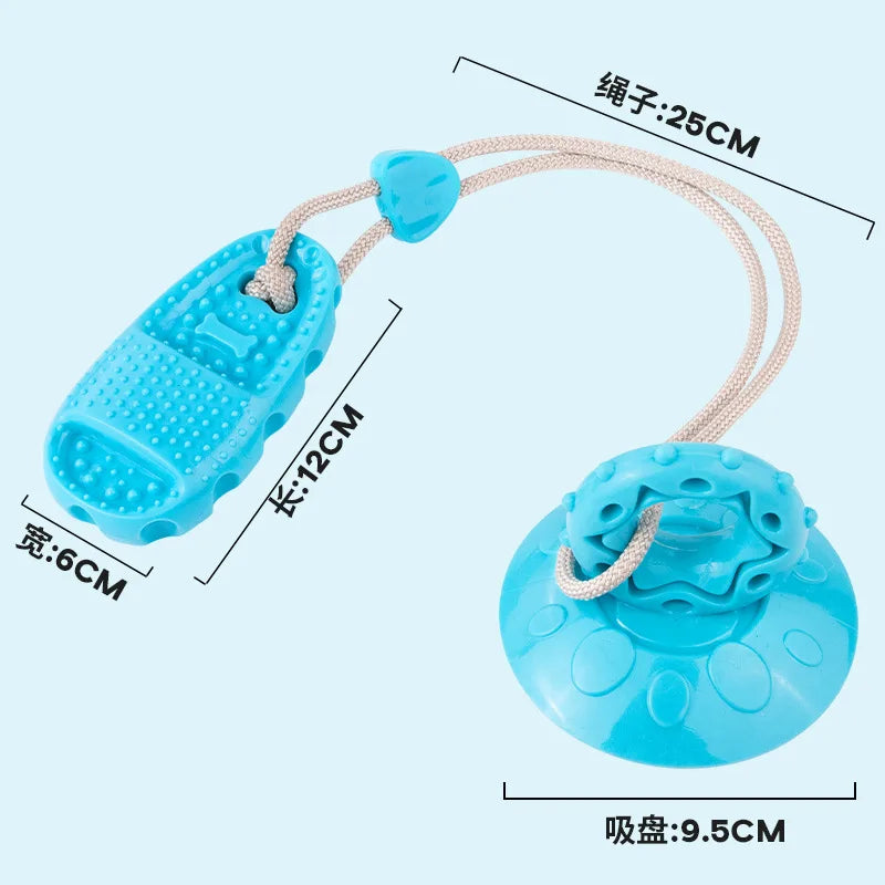 Suction Cup Slippers, Bite Resistant, Grinding Teeth Toy