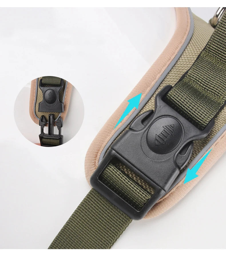 Reflective Saddle Dog Adjustable Pet Harness