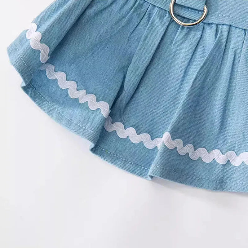 Denim Dog Princess Dress