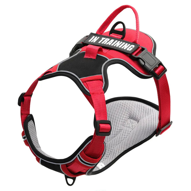 Adjustable Reflective Pet Harness for Medium Large Dogs