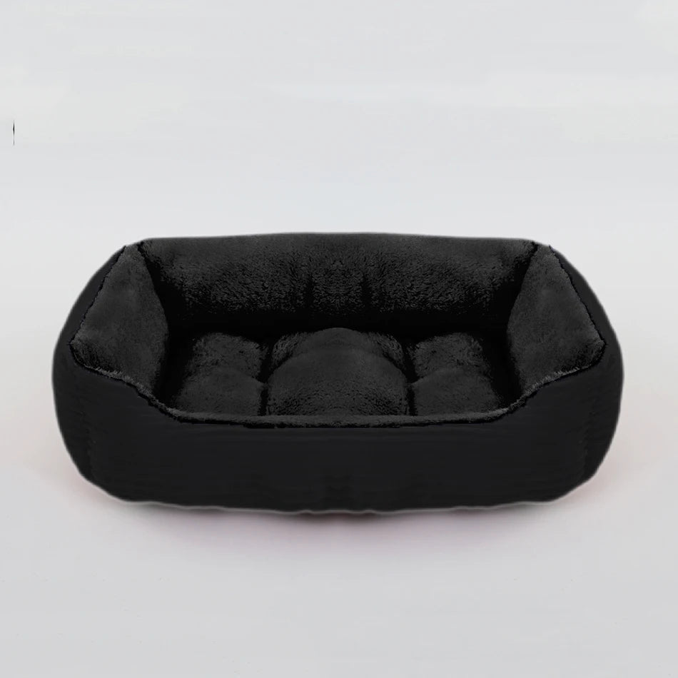 Pet Square Plush Kennel Medium Small Dog Sofa Bed