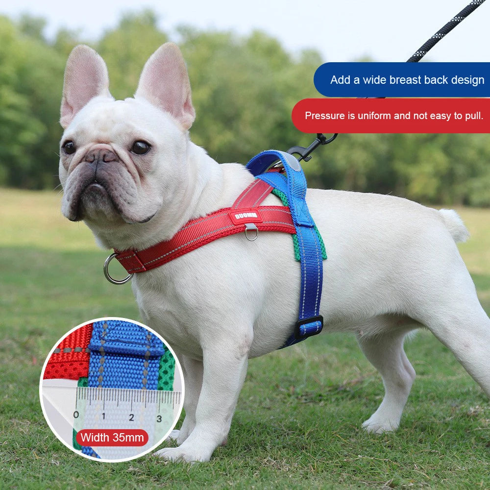 French Bulldog Harness - No-Pull Padded Vest