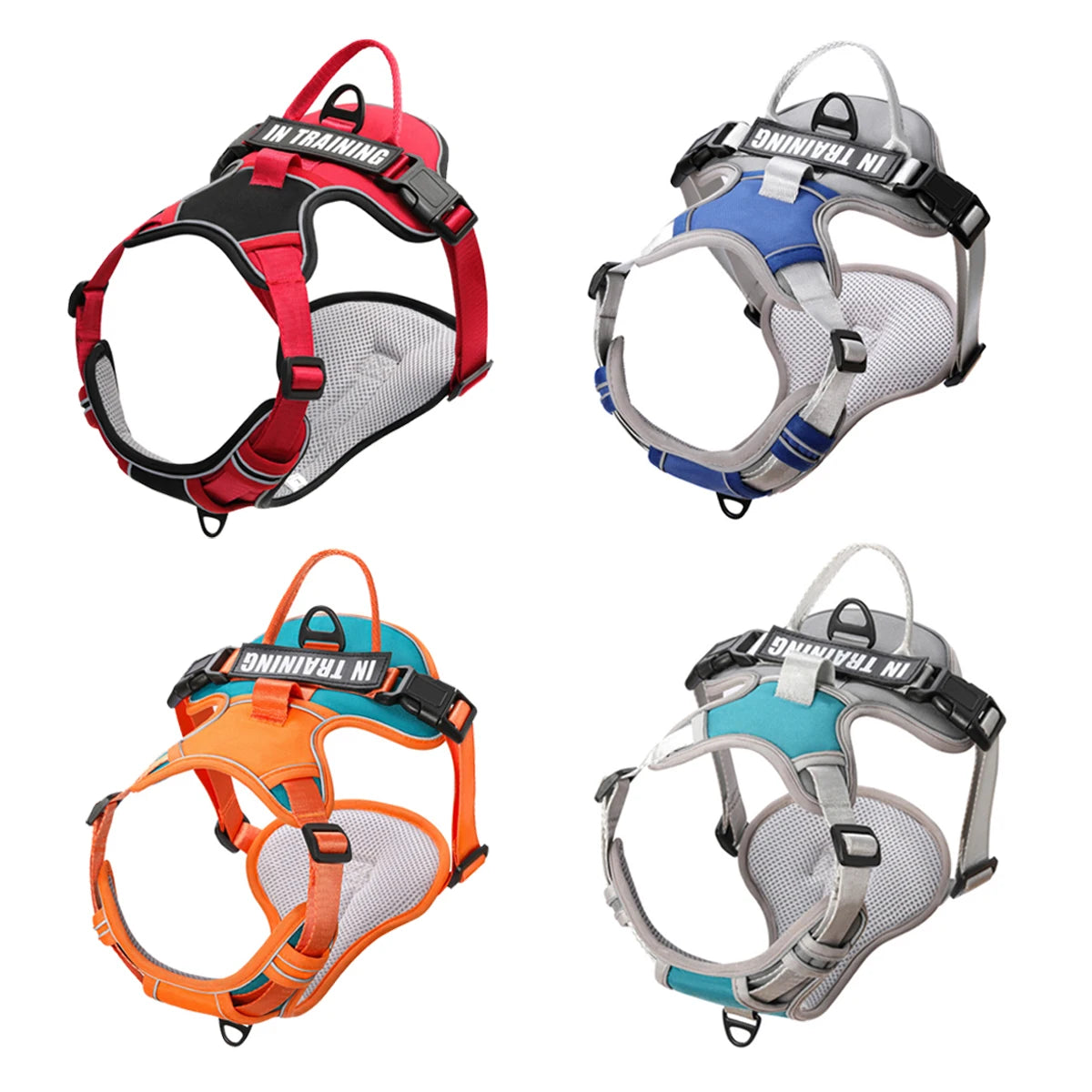 Adjustable Reflective Pet Harness for Medium Large Dogs