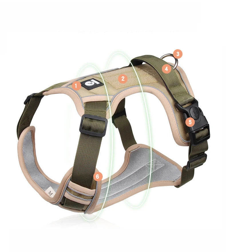 Reflective Saddle Dog Adjustable Pet Harness