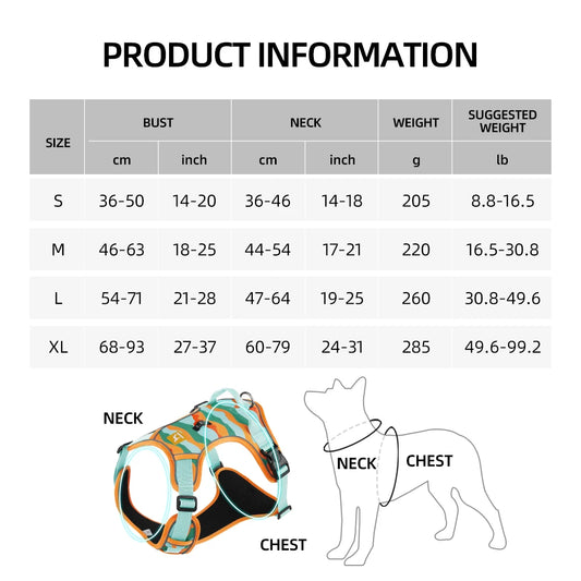 Dog Harness, Reflective Soft Padded