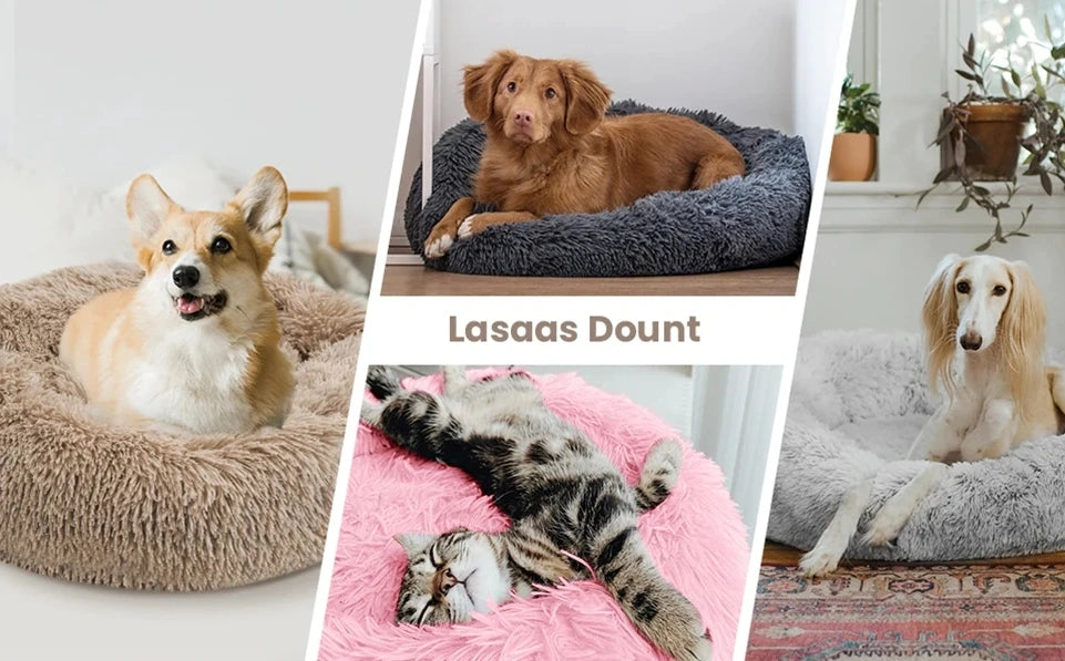 40-90cm Round Pet Bed for Large Dog