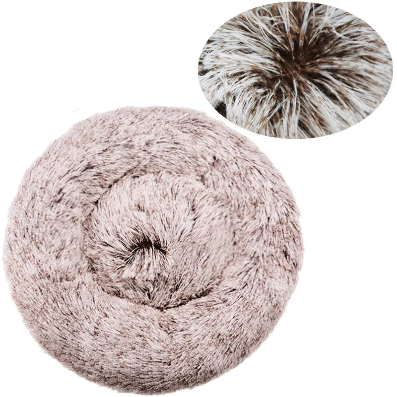 40-90cm Round Pet Bed for Large Dog
