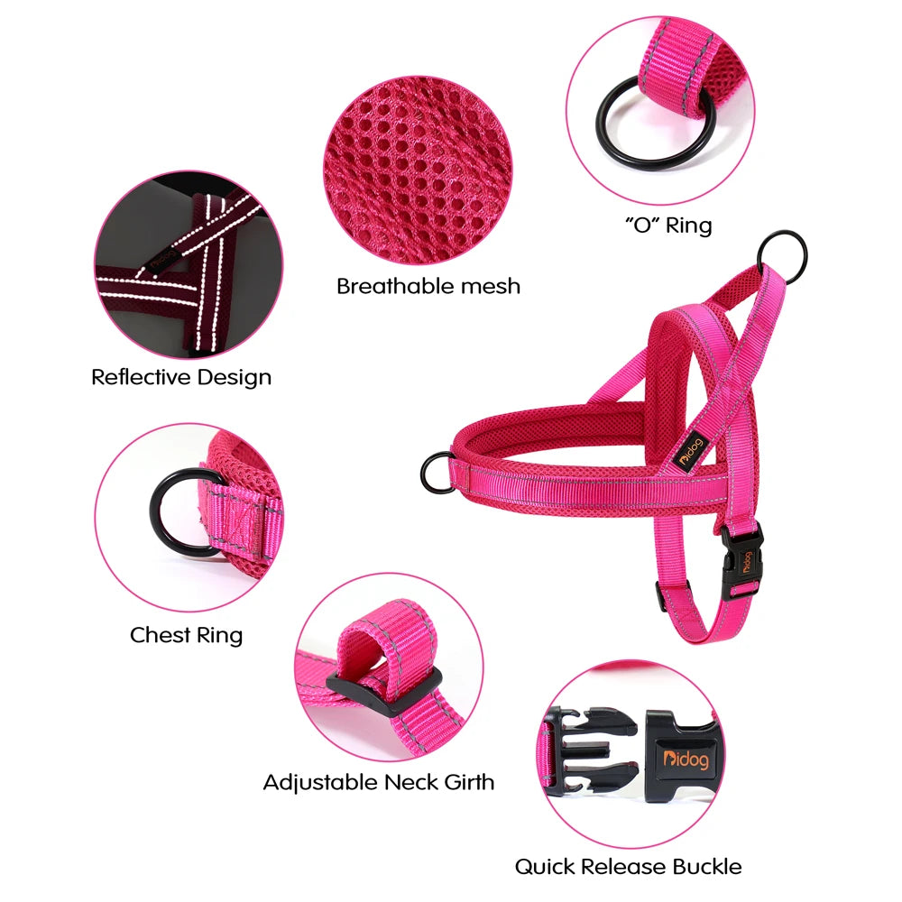 No Pull Dog Nylon Pet Harness