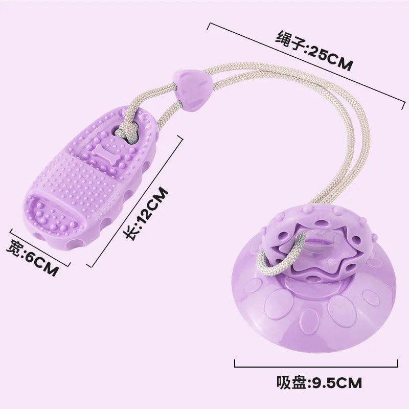 Suction Cup Slippers, Bite Resistant, Grinding Teeth Toy