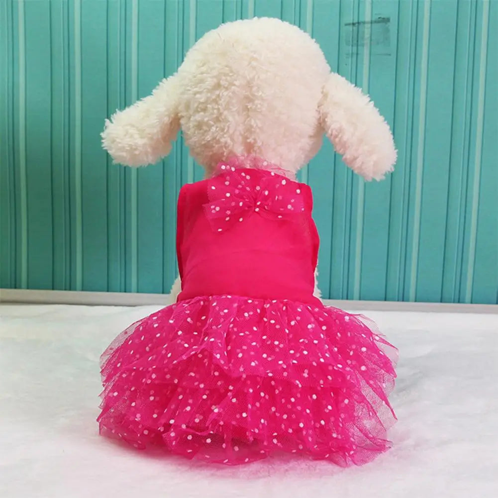 Dog Dresses Bow-knot Design