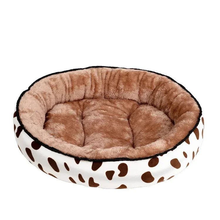 Round Dog Beds Sleeping Mat Soft Warm Kennel Bed Cushion for Small Medium Large Dog House