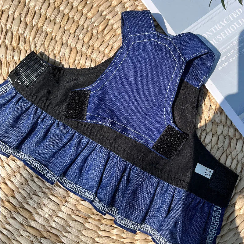Spring Blue Dog Dress