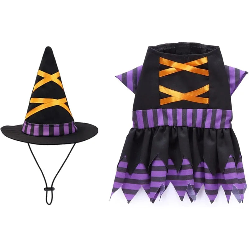 Dog Cat Witch Dress Costumes