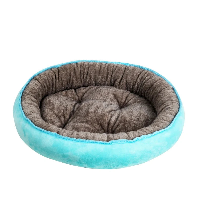 Round Dog Beds Sleeping Mat Soft Warm Kennel Bed Cushion for Small Medium Large Dog House