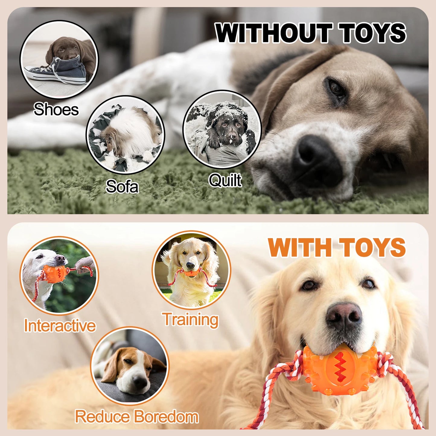 Dog Grinding Teeth Toys
