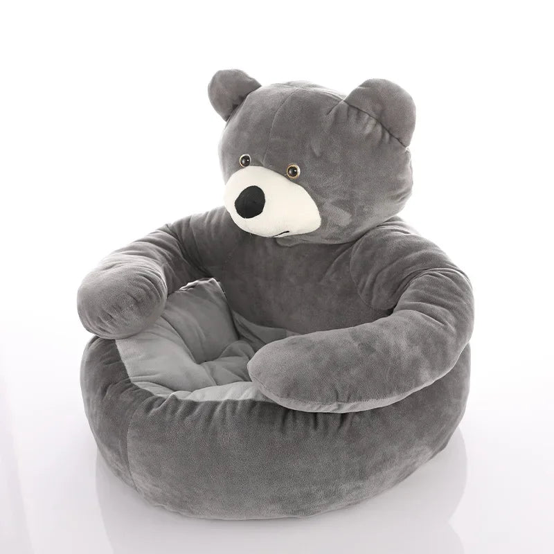 Semi-Enclosed Bear Pet Bed Ultra Soft Dog