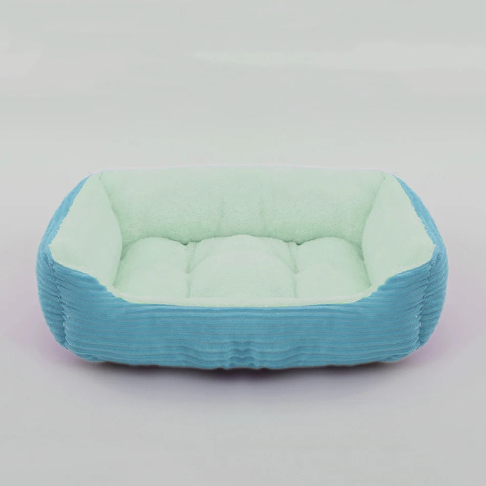 Pet Square Plush Kennel Medium Small Dog Sofa Bed
