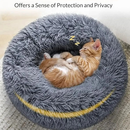 40-90cm Round Pet Bed for Large Dog