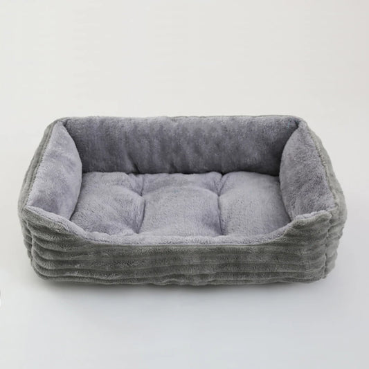 Pet Square Plush Kennel Medium Small Dog Sofa Bed