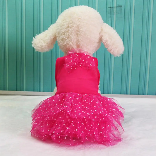 Dog Dresses Bow-knot Design