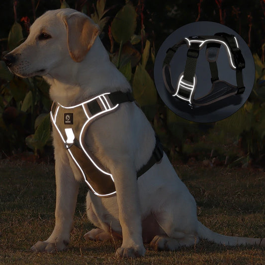 Reflective Saddle Dog Adjustable Pet Harness