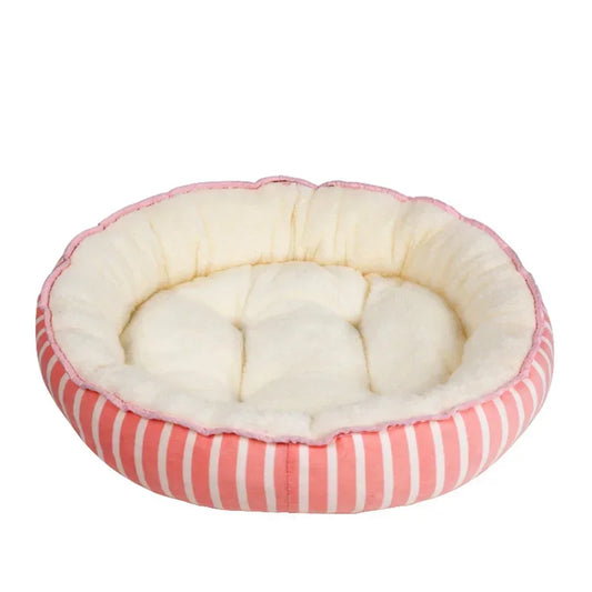 Round Dog Beds Sleeping Mat Soft Warm Kennel Bed Cushion for Small Medium Large Dog House